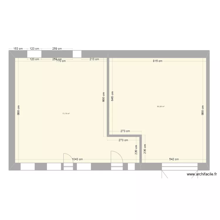 Maison. Plan de Maison. Plan de
