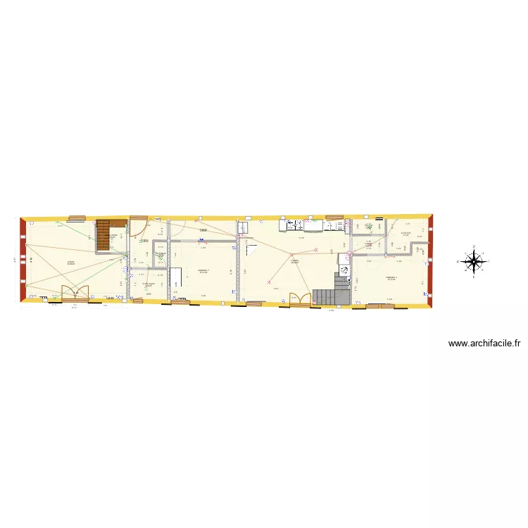 Plan long&egrave;re v9. Plan de 