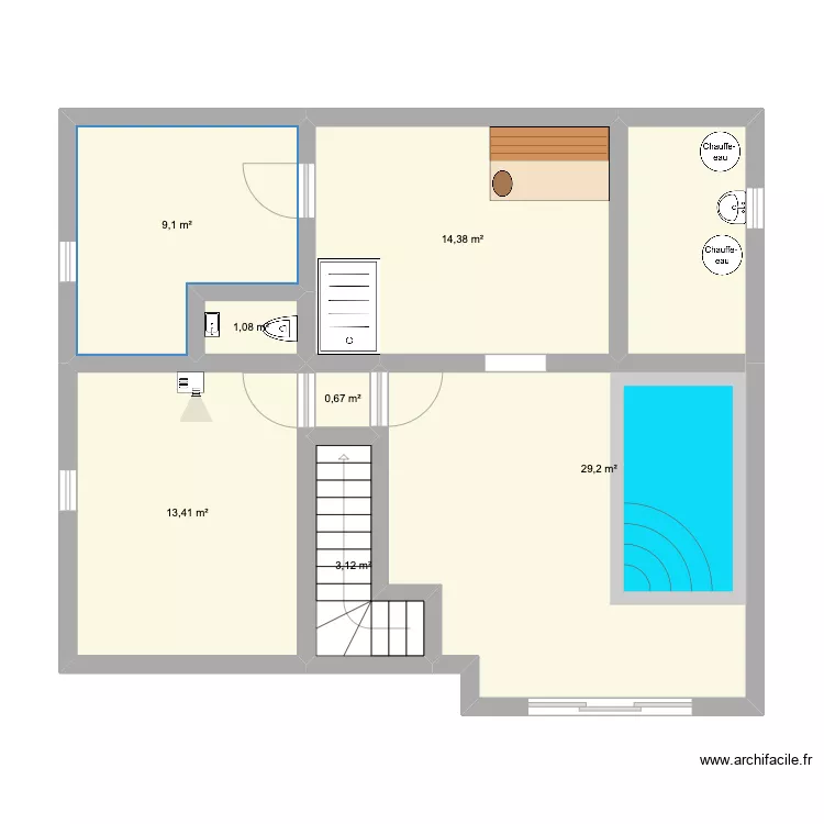spa sundhouse. Plan de 