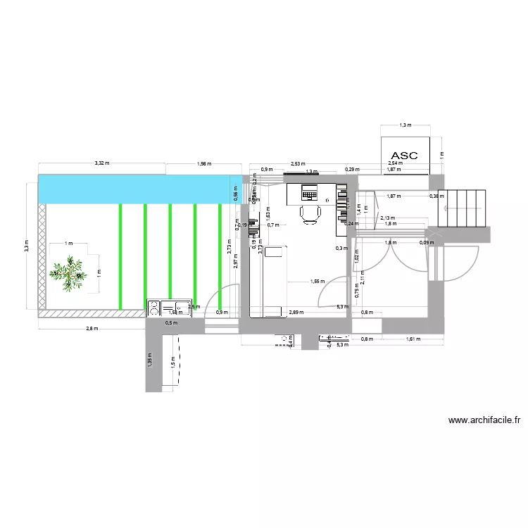 Bureau Pida V4ouest bassin. Plan de Bureau Pida V4ouest bassin. Plan de