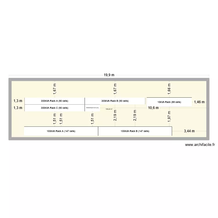 Venus Namibia. Plan de 1 pièce et 109 m²