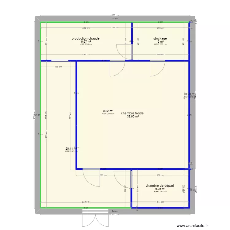 dark kitchen. Plan de dark kitchen. Plan de