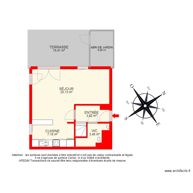 BI 18127 - . Plan de 18 pièces et 135 m2