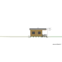 Plan de masse maison 2 pans