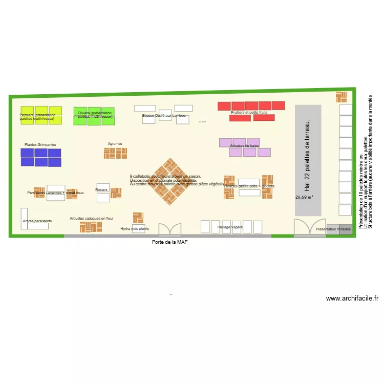 pep chauvoncourt. Plan de 1  et 435 m²