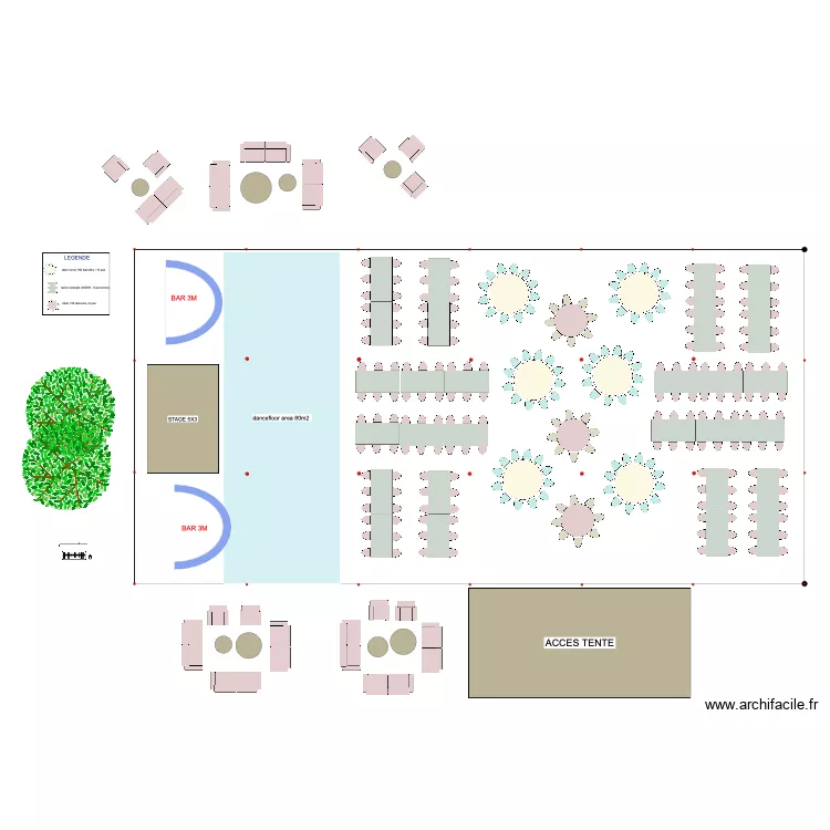AMETHYS ET JOHNNY. Plan de 