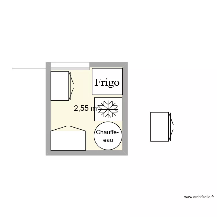 arriere cuisine. Plan de arriere cuisine. Plan de