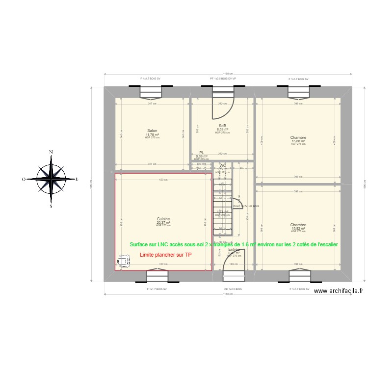 LHOMMECharlotte. Plan de 11 pièces et 169 m2