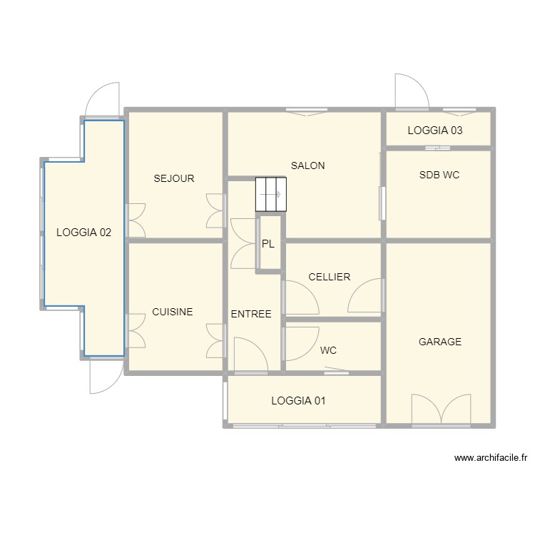 MANDUEL RDC. Plan de 0 pièce et 0 m2