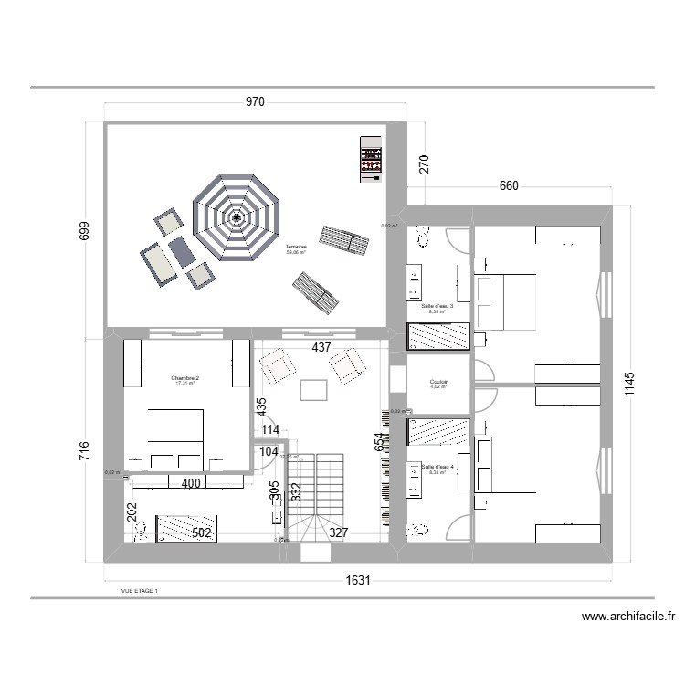 HAUT. Plan de 0 pièce et 0 m2