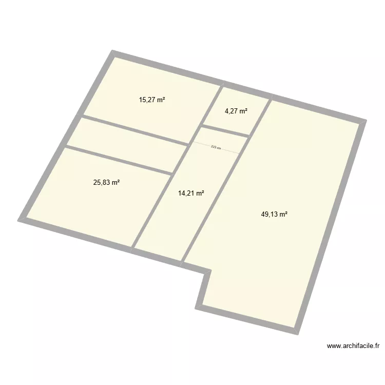 &eacute;tage 1 . Plan de 