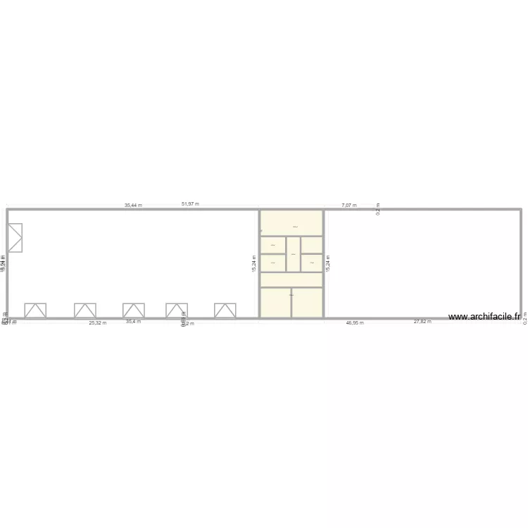 BERNARD CHATILLON. Plan de 6  et 132 m²