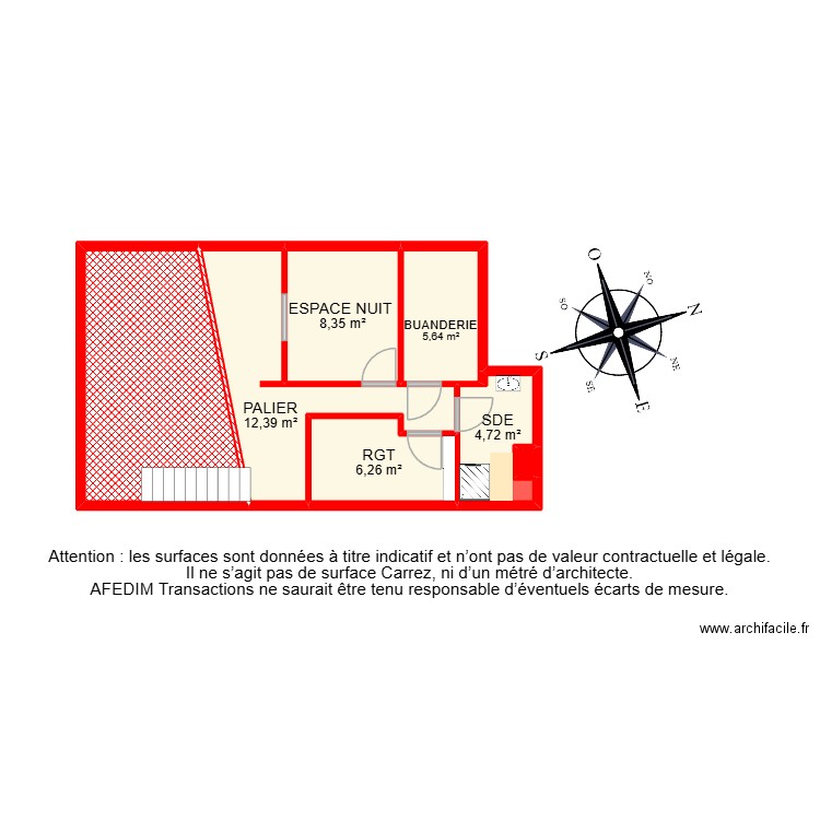 BI 31390. Plan de 16 pièces et 145 m2