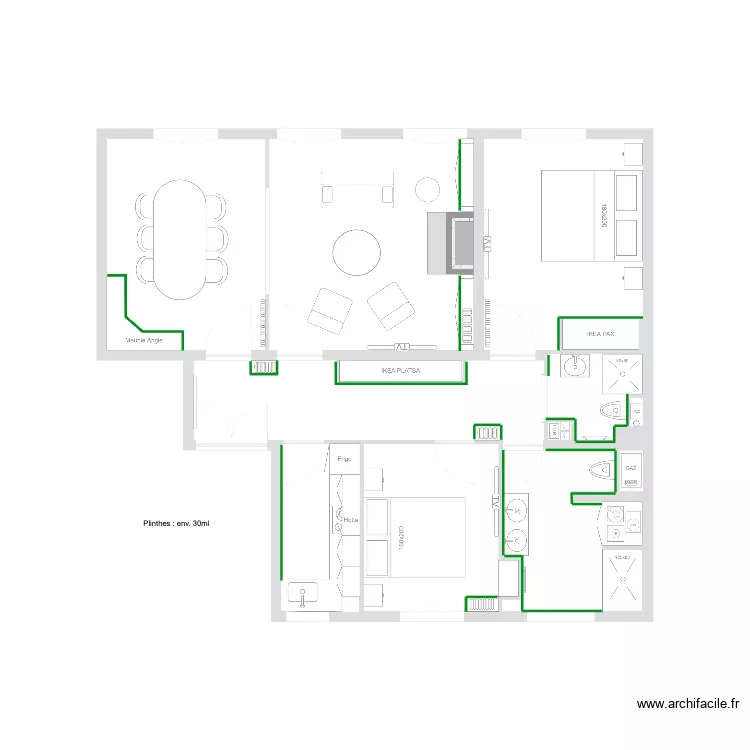 Plan Moulures plinthes. Plan de Plan Moulures plinthes. Plan de