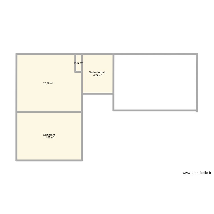 appart2. Plan de 0 pièce et 0 m2