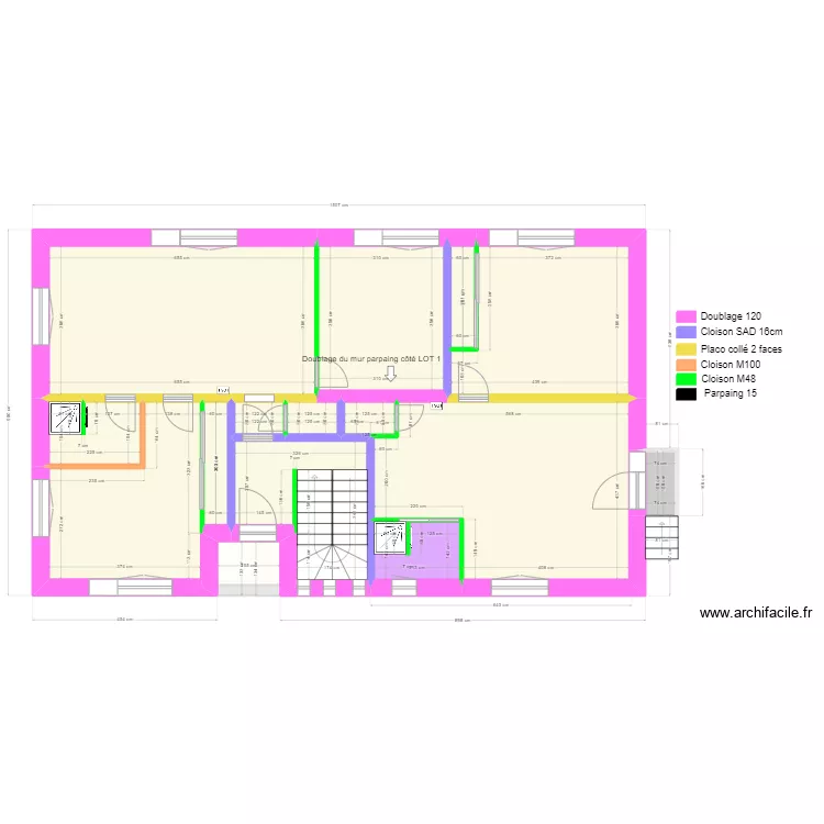 BAULON - Projet. Plan de BAULON - Projet. Plan de