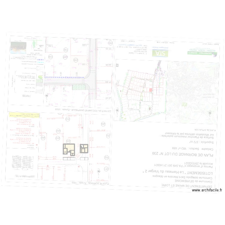 PLAN ENZO ETAGE. Plan de 7 pièces et 129 m2