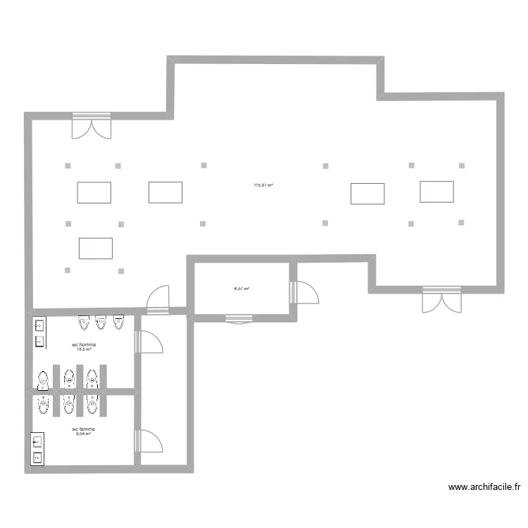 salle de gaming. Plan de 0 pièce et 0 m2