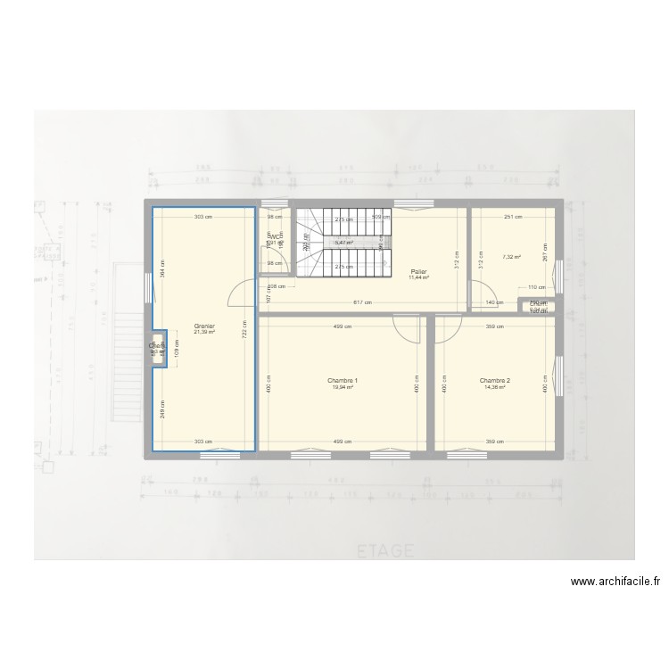 Maison_Rocques. Plan de 16 pièces et 167 m2