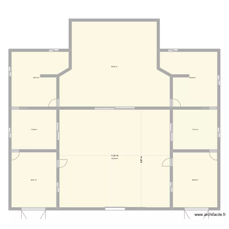 mairich 1. Plan de 8  et 326 m²