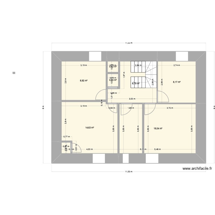 TrucEtag1. Plan de 0 pièce et 0 m2