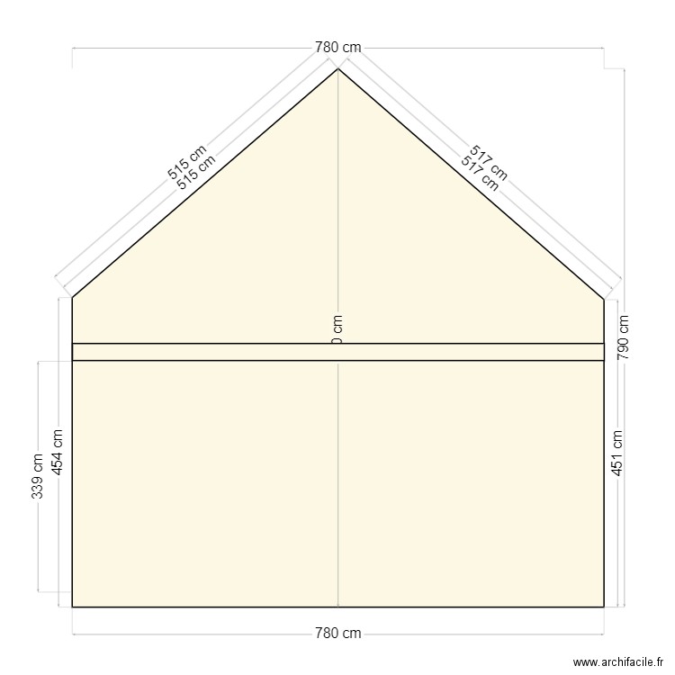 PLAN DE COUPE . Plan de 0 pièce et 0 m2