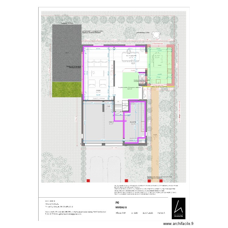 Plan RDC breuil revu 01.10.25. Plan de 0 pièce et 0 m2