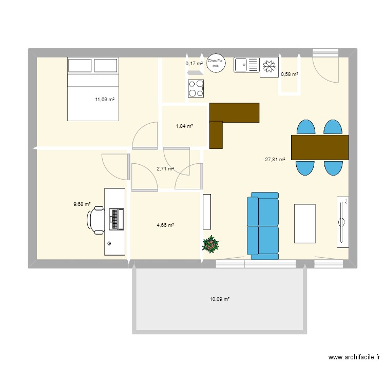 Myans. Plan de 0 pièce et 0 m2