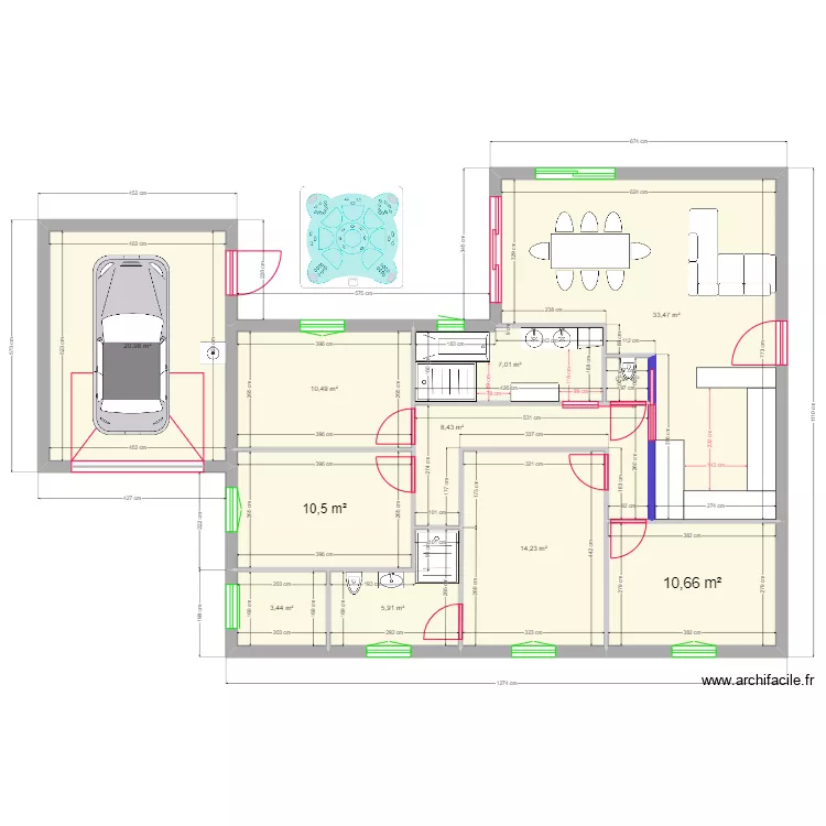 106m2 ss garage L. Plan de 106m2 ss garage L. Plan de