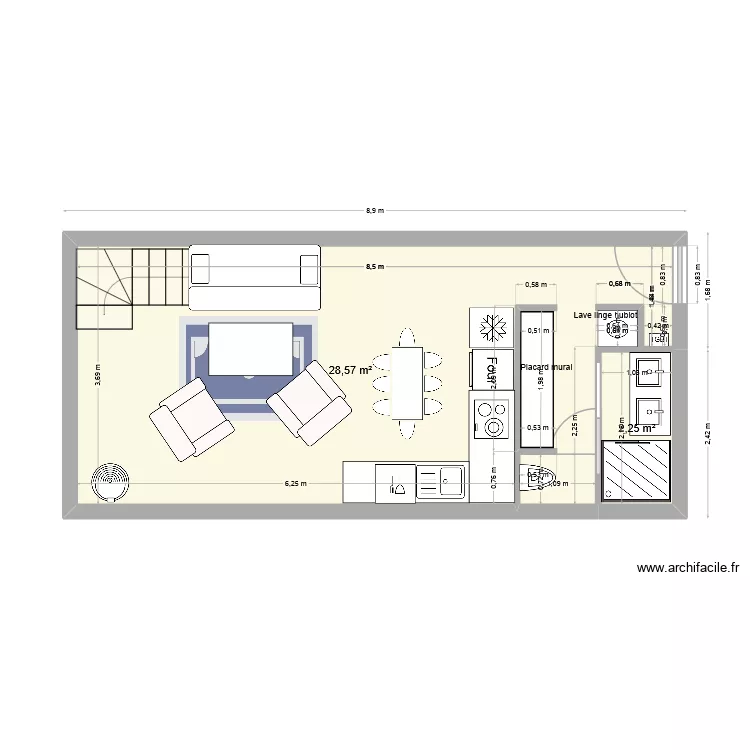 c20. Plan de 2  et 31 m²