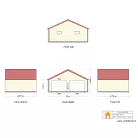 PLAN DE FACE GARAGE
