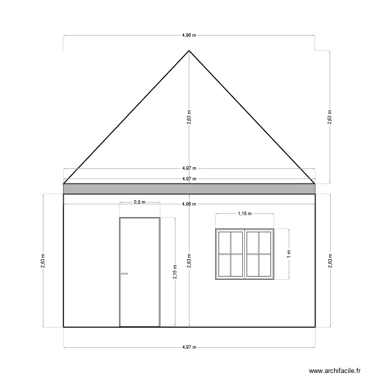 fa&ccedil;adeouest 2. Plan de 