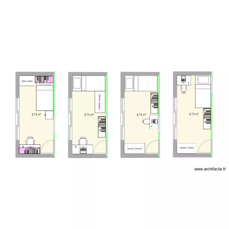 Chambre Yossef. Plan de 