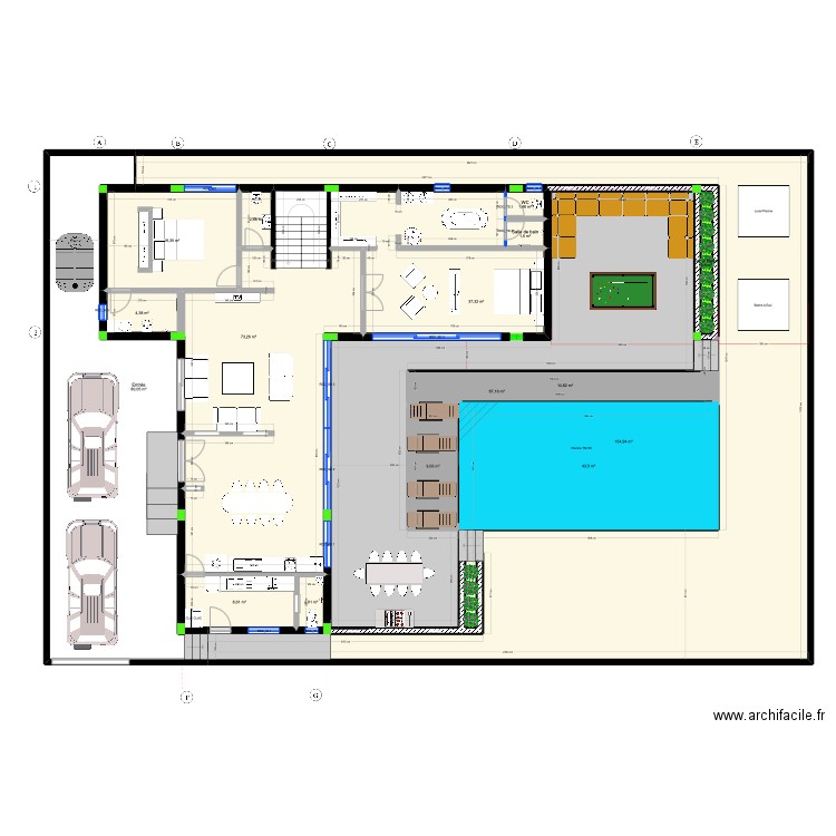 VILLA ALTEA VGP FINAL Villa 1 & 2 mur. Plan de 26 pièces et 788 m2