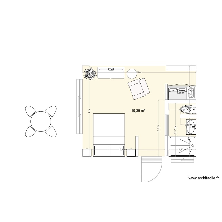 RM 1. Plan de 0 pièce et 0 m2