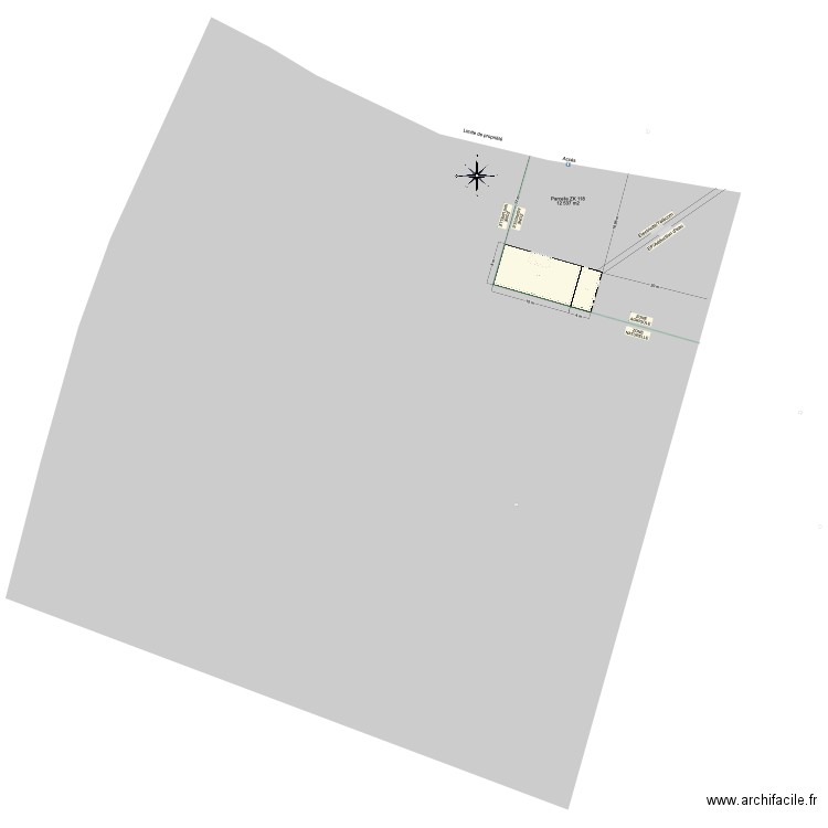 cadastre. Plan de 0 pièce et 0 m2