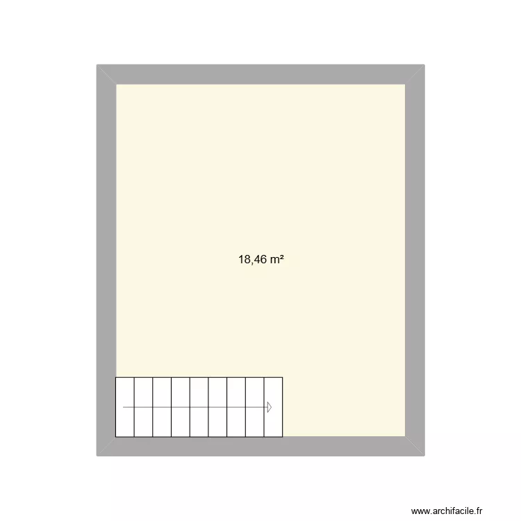 Cave. Plan de 1 et 18 m² Cave. Plan de 1 et 18 m²