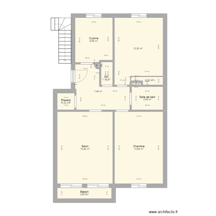 mirabeau cb. Plan de 0 pièce et 0 m2