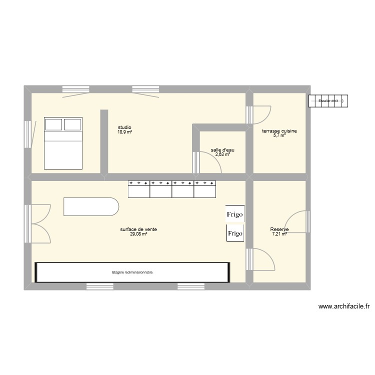 projet &eacute;conomat UTB Zoulabot. Plan de 0 pièce et 0 m2