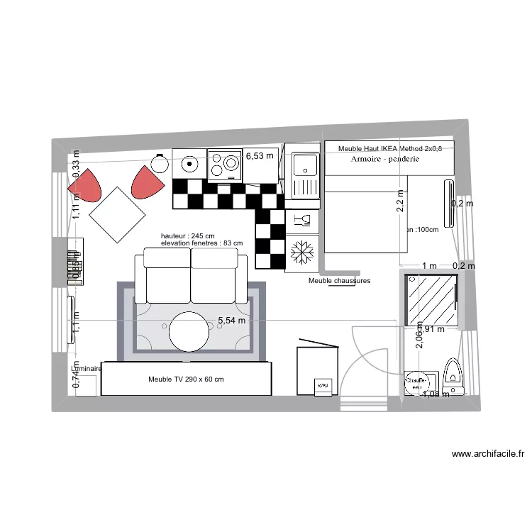 la breche aux loups renov&eacute;. Plan de 