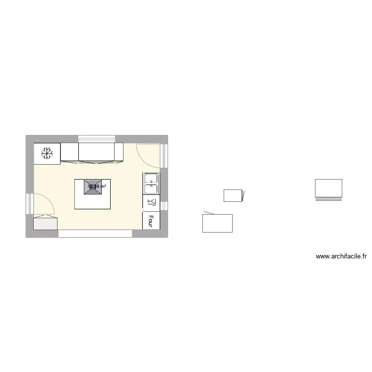 cuisine Philippe . Plan de 