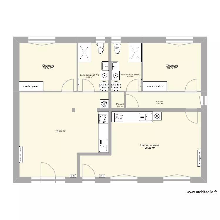 Plaisance, 1er. Plan de 8 et 92 m² Plaisance, 1er. Plan de 8 et 92 m²