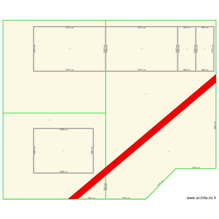 SERVAIS PLAN ROCHEFORT. Plan de 9 pièces et 4125 m2