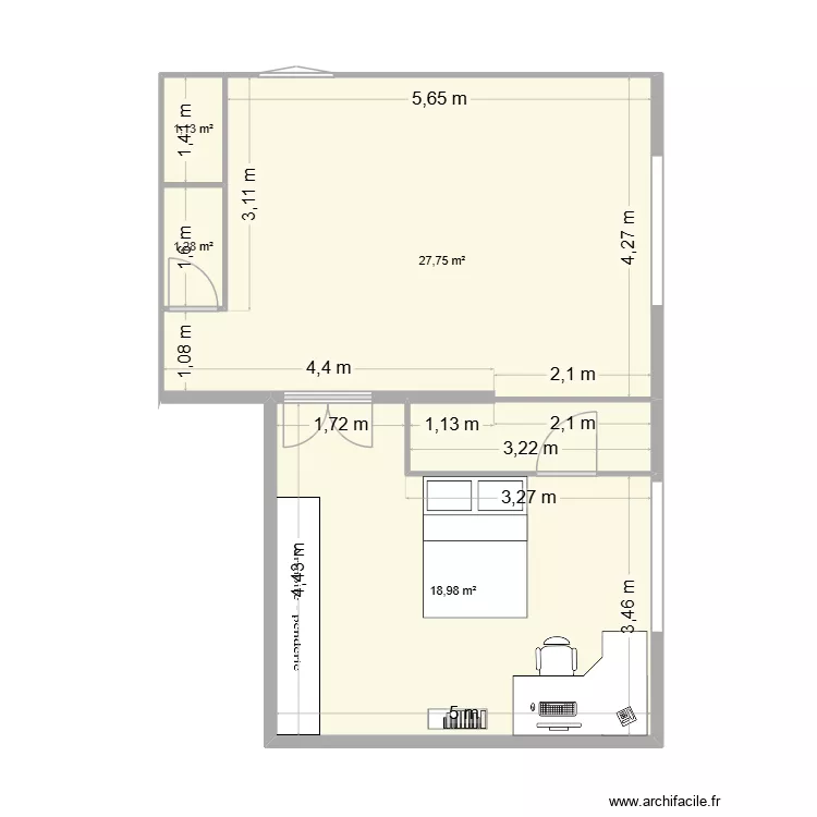 JAJA38v2. Plan de 4 et 49 m² JAJA38v2. Plan de 4 et 49 m²