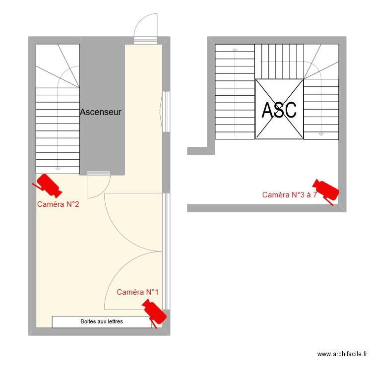 LE LOUVRE CANNES. Plan de 2 pièces et 41 m2