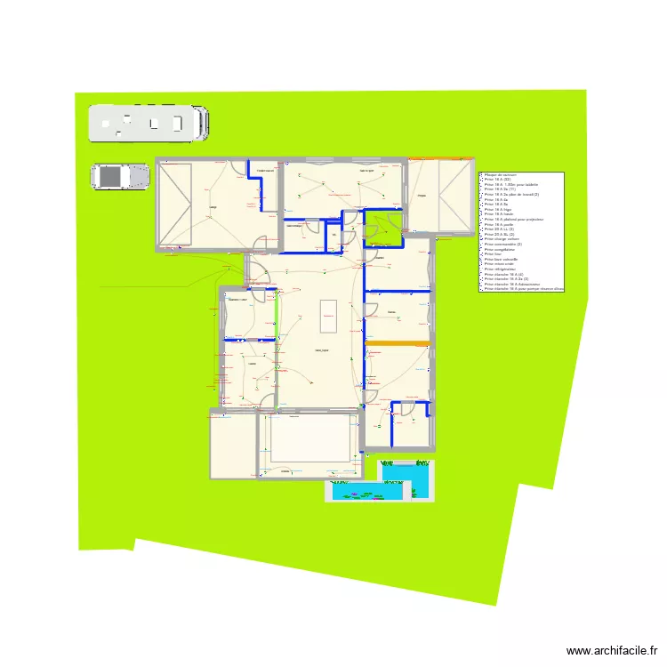 Projet Marlenheim electrique modifié O.R. Technologie. Plan de 22 pièces et 521 m² Projet Marlenheim electrique modifié O.R. Technologie. Plan de 22 pièces et 521 m²