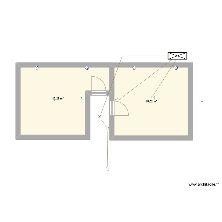 1 er étage. Plan de 0 pièce et 0 m2 1 er étage. Plan de 0 pièce et 0 m2