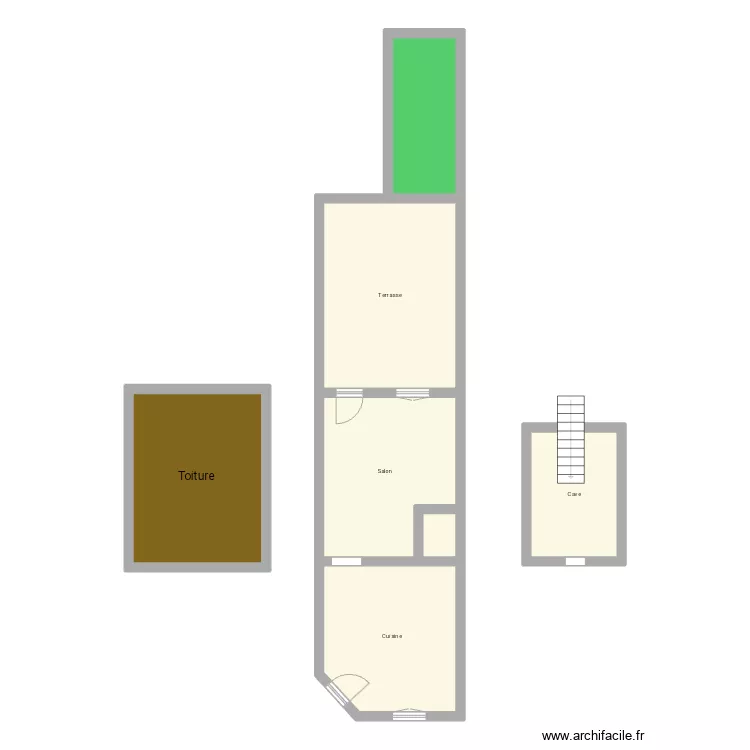 RDC cruseille.ArchiFacile (1). Plan de 