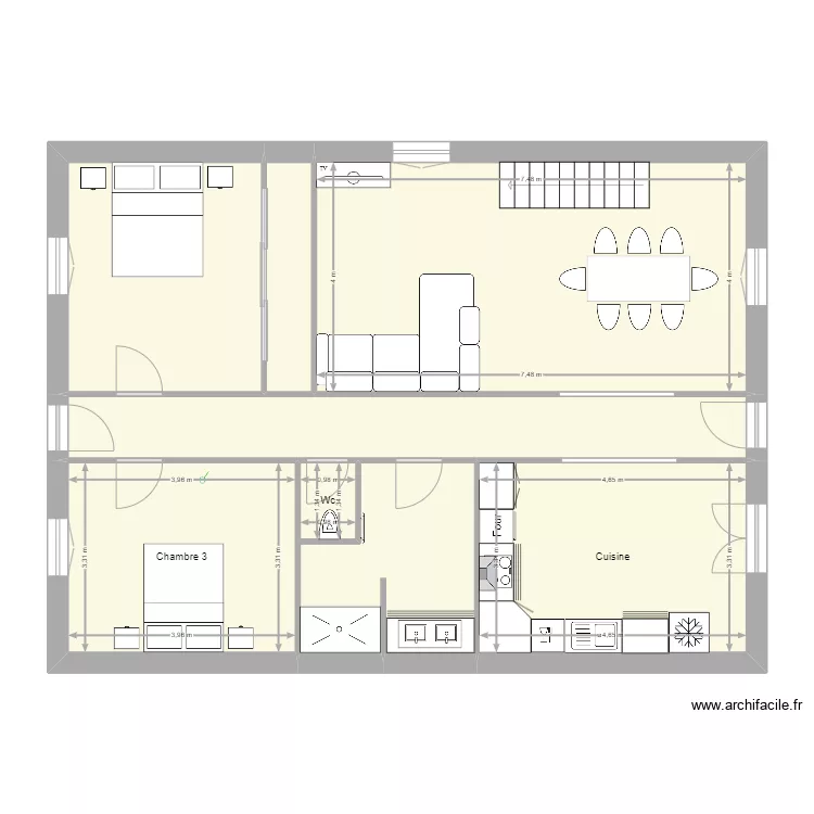 Ecuelles projet 3. Plan de 