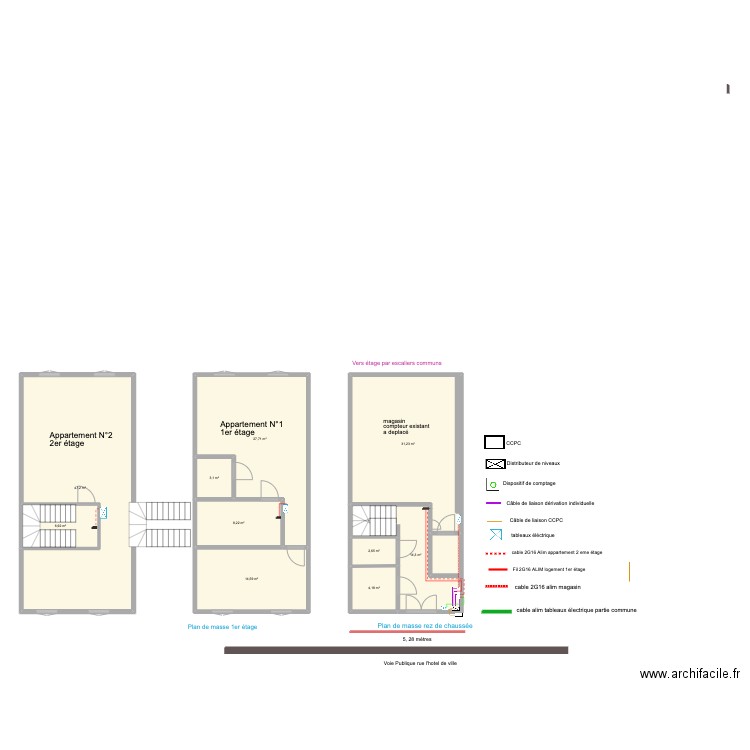 plans de masse immeuble FINI. Plan de 10 pièces et 160 m2